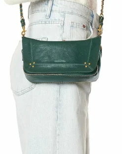 Jérôme Dreyfuss Sacs À Bandoulière-Bobi S Bag Goat Vert sapin