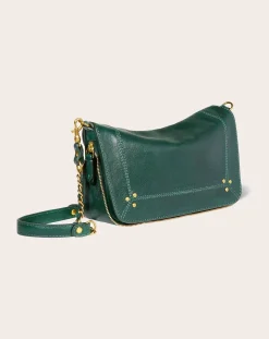 Jérôme Dreyfuss Sacs À Bandoulière-Bobi S Bag Goat Vert sapin