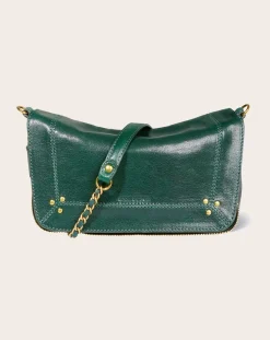 Jérôme Dreyfuss Sacs À Bandoulière-Bobi S Bag Goat Vert sapin