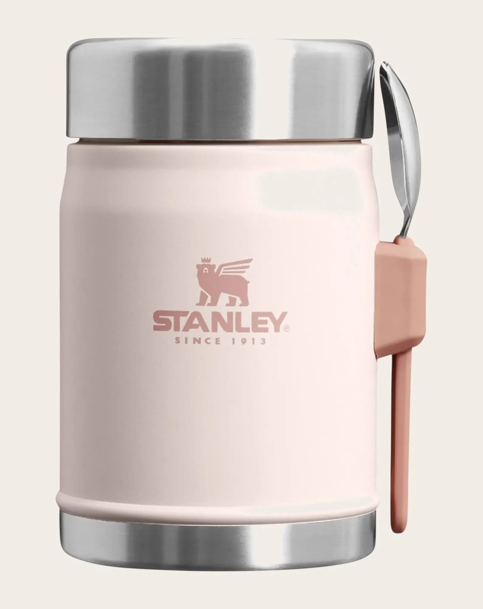 Stanley 1913 Gourdes, Lunch-Box-Bocal isotherme Legendary avec cuillère/fourchette 0,4 L Rose pâle