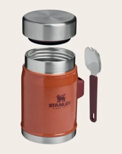 Stanley 1913 Gourdes, Lunch-Box-Bocal isotherme Legendary avec cuillère/fourchette 0,4 L Orange