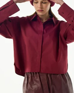 BELLEPIECE Pantalons, Jeans-Bonita Leather Pants Bordeaux
