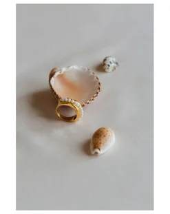 Misho Bagues-Bora Bora Layering Rings Doré