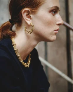 Perrine Taverniti Boucles D'Oreilles-Boucles d'Oreilles Bichat Doré