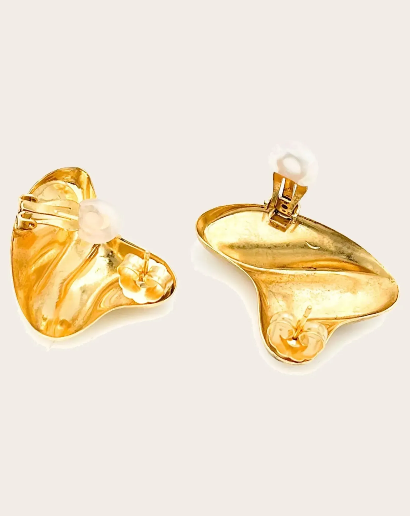 Perrine Taverniti Boucles D'Oreilles-Boucles d'Oreilles Drapier Doré