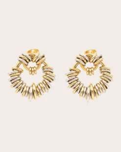 Sigal Boucles D'Oreilles-Boucles d'Oreilles Klik Anneaux Doré/Argenté