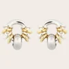 Sigal Boucles D'Oreilles-Boucles d'Oreilles Klik Donut Baby Argenté