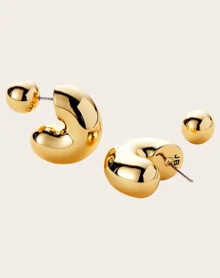 Jenny Bird Boucles D'Oreilles-Boucles d'Oreilles Medium Tome Doré