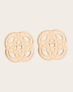 Ginette NY Boucles D'Oreilles-Boucles d'Oreilles Purity Or rose