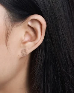 Ginette NY Boucles D'Oreilles-Boucles d'Oreilles Purity Or rose