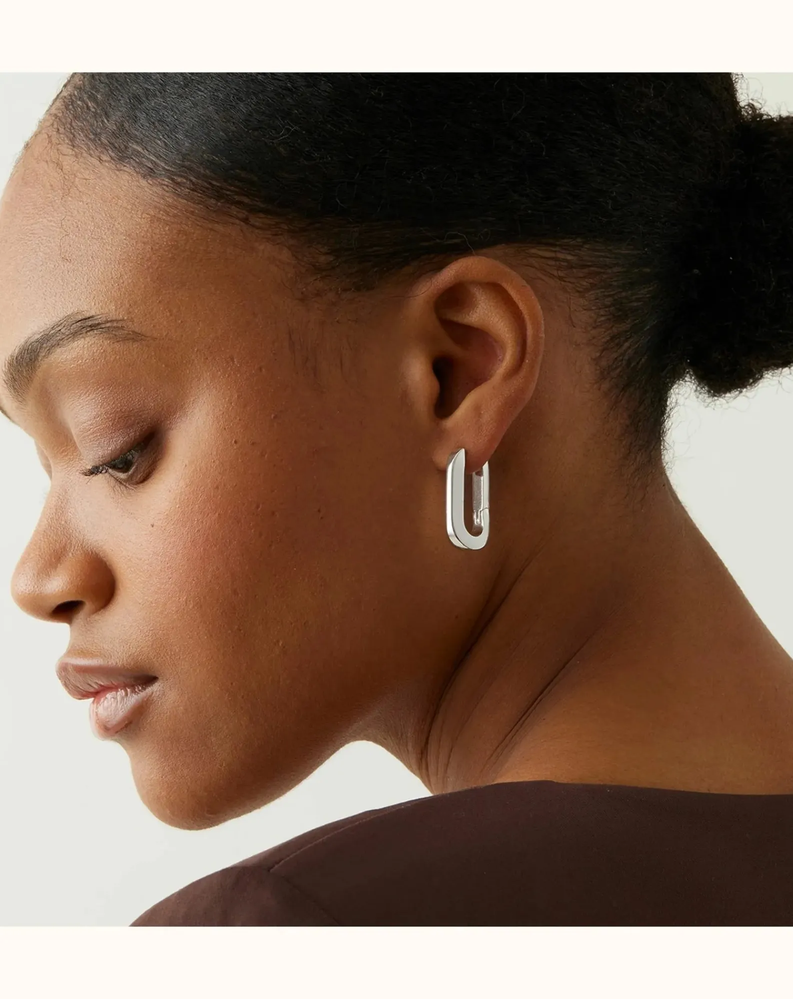 Jenny Bird Boucles D'Oreilles-Boucles d'Oreilles U-Link Argenté