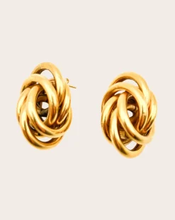 Perrine Taverniti Boucles D'Oreilles-Boucles d'Oreilles Vivienne Doré