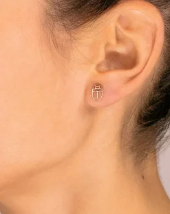 Ginette NY Boucles D'Oreilles-Boucles d'Oreilles Wish Or rose