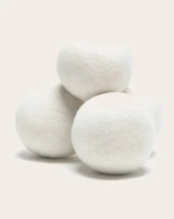 Steamery Nettoyage, Entretien-Boules de séchage - Set de 4 Blanc