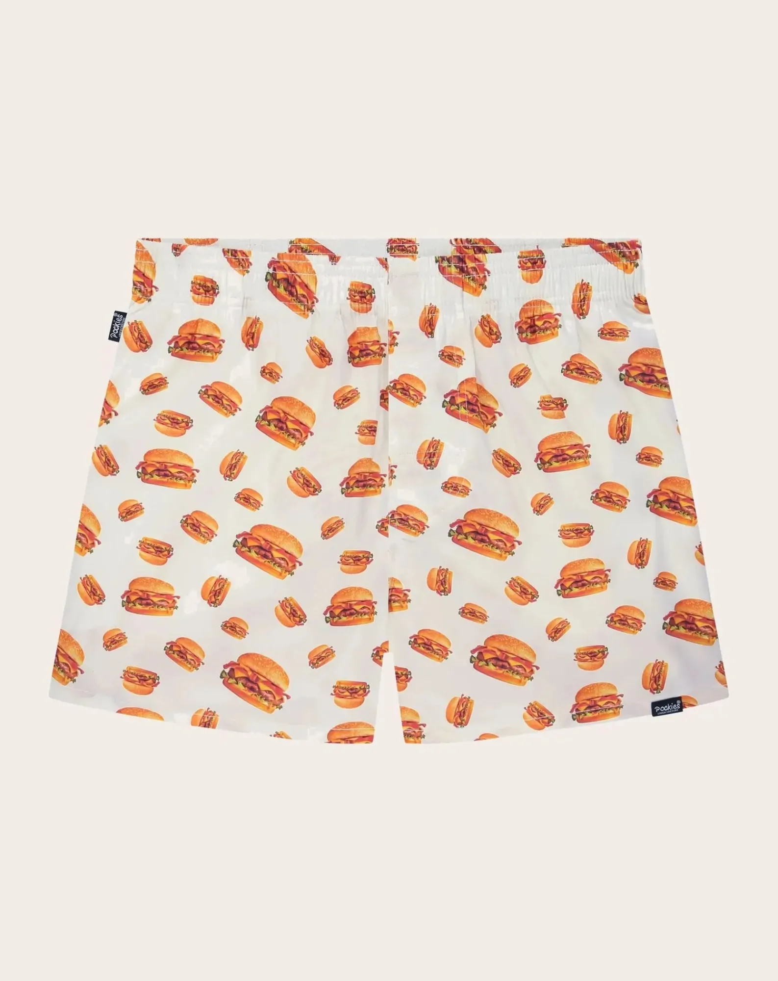 Pockies Chaussettes, Sous-Vêtements-Boxers Burger Pack 2 Organic Cotton Rouge