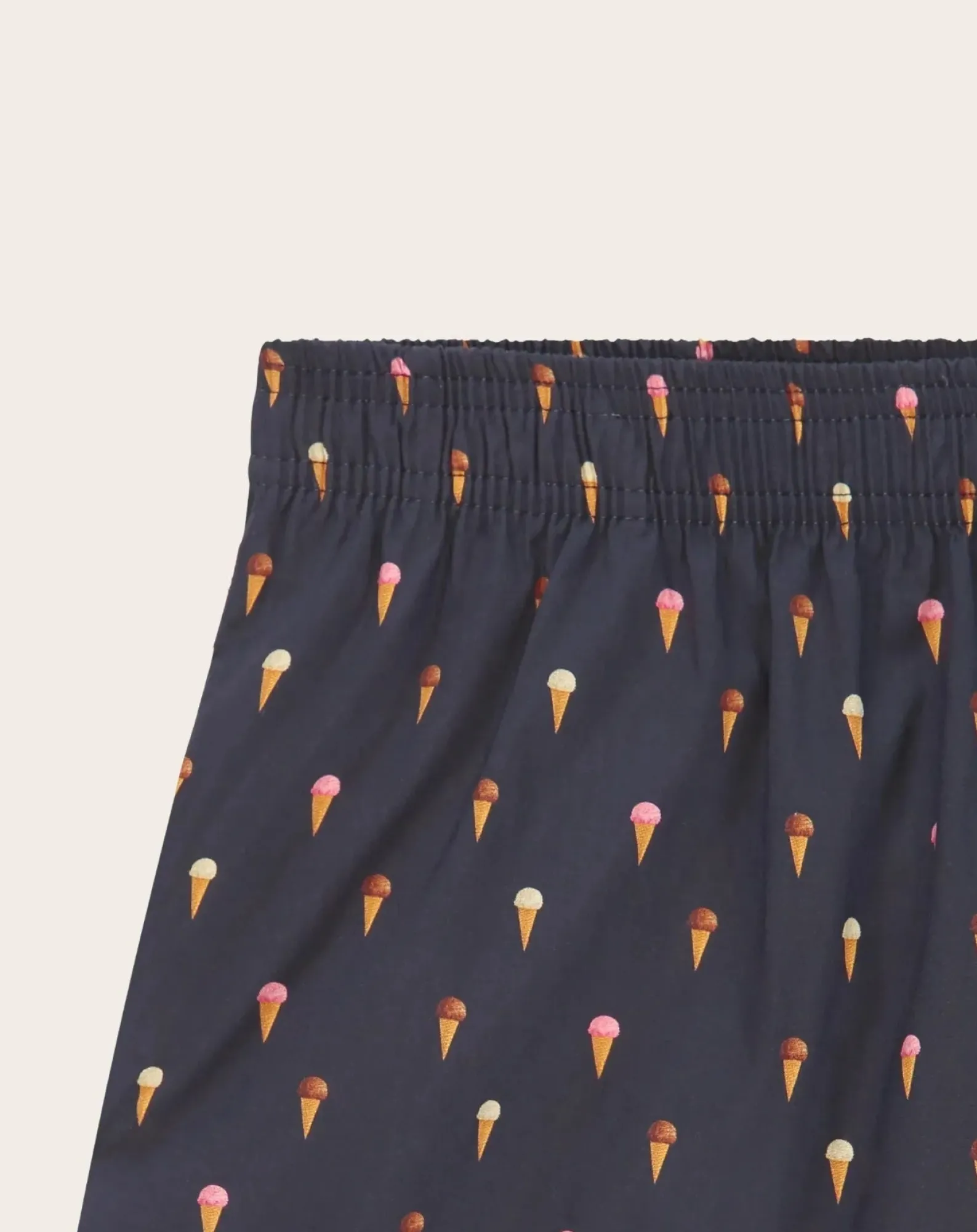 Pockies Chaussettes, Sous-Vêtements-Boxers Icecream Organic Cotton Bleu foncé