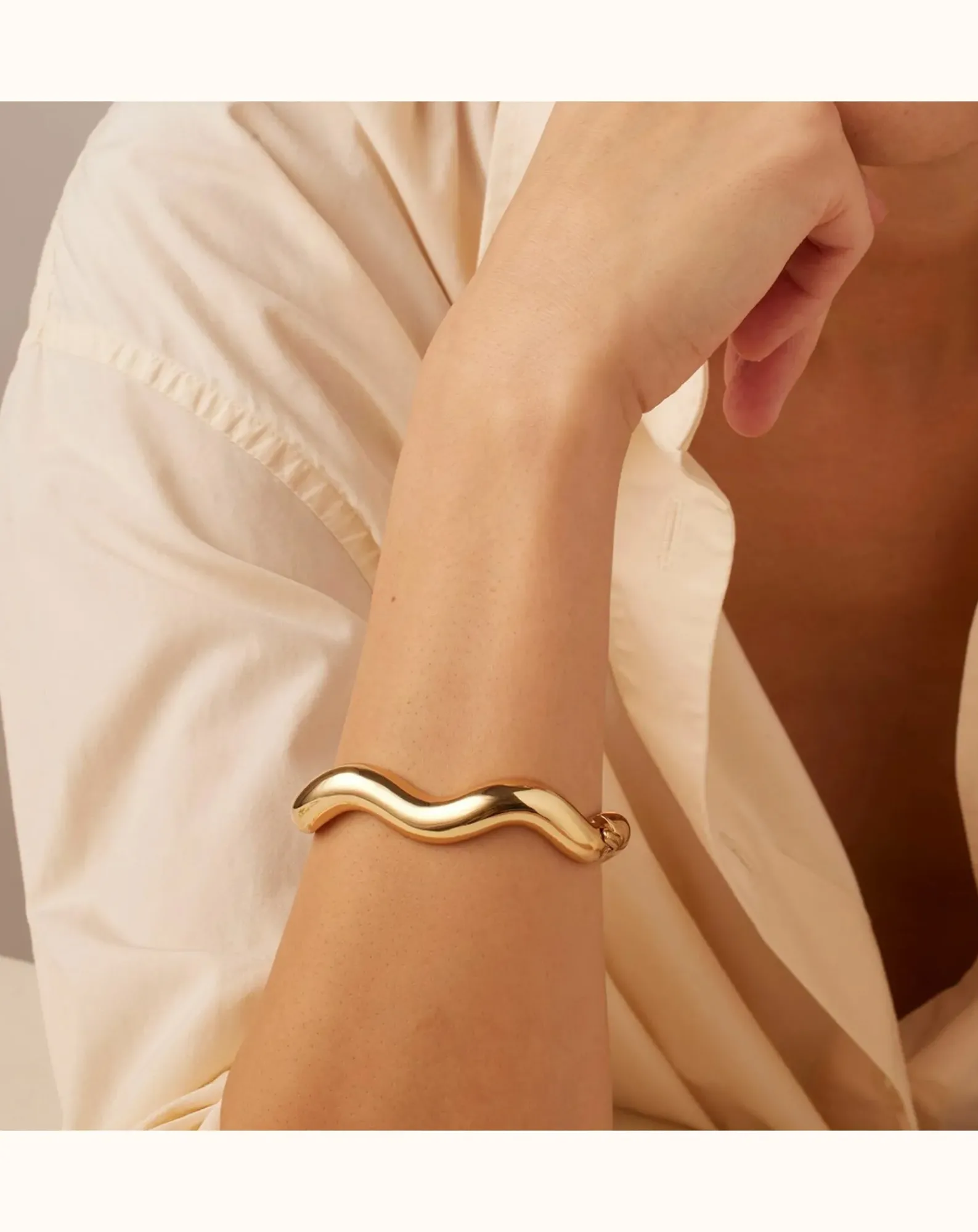 Jenny Bird Bracelets-Bracelet Jonc Ola Doré
