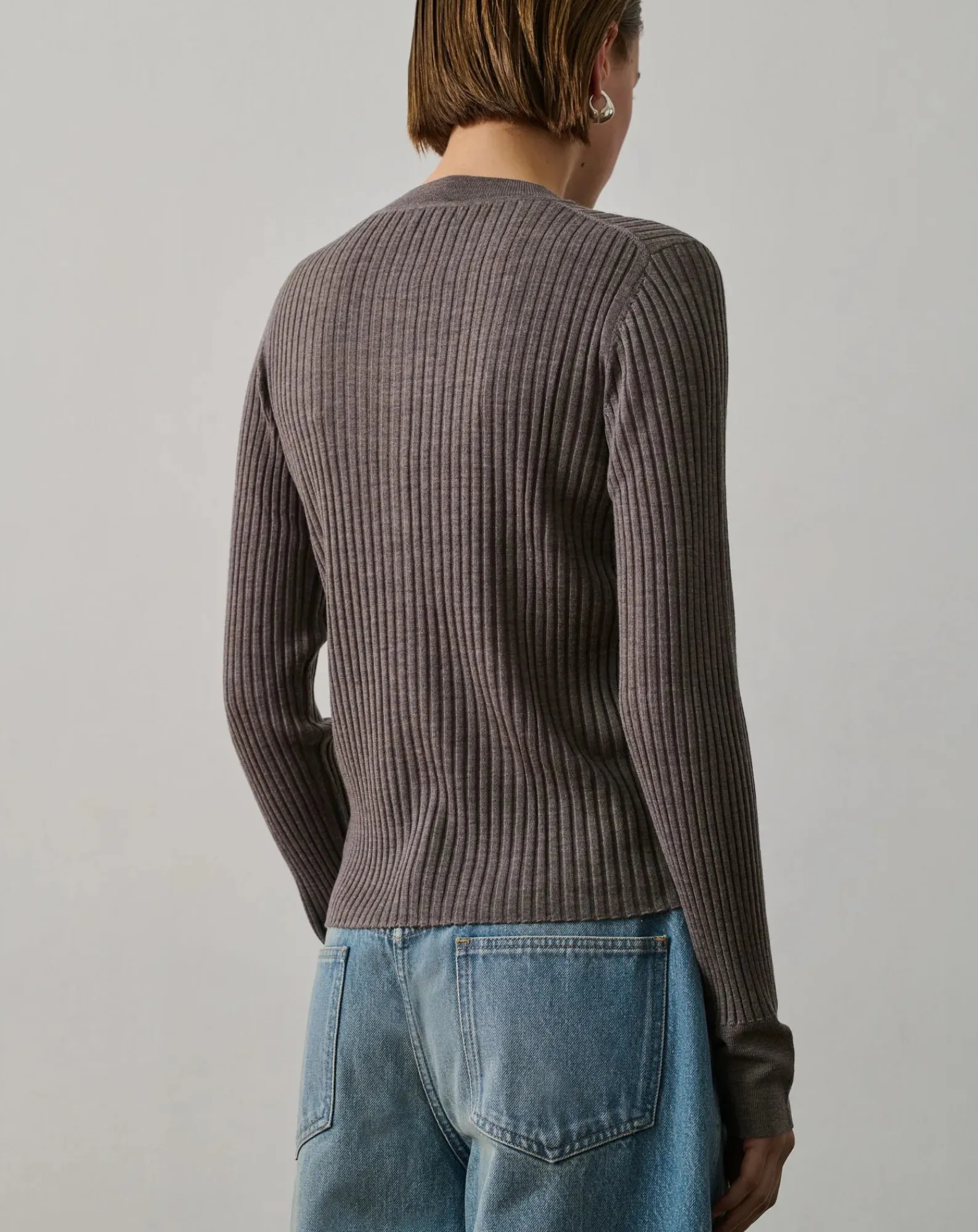 Soeur Pulls, Gilets-Buffalo Merino Wool Sweater Marron