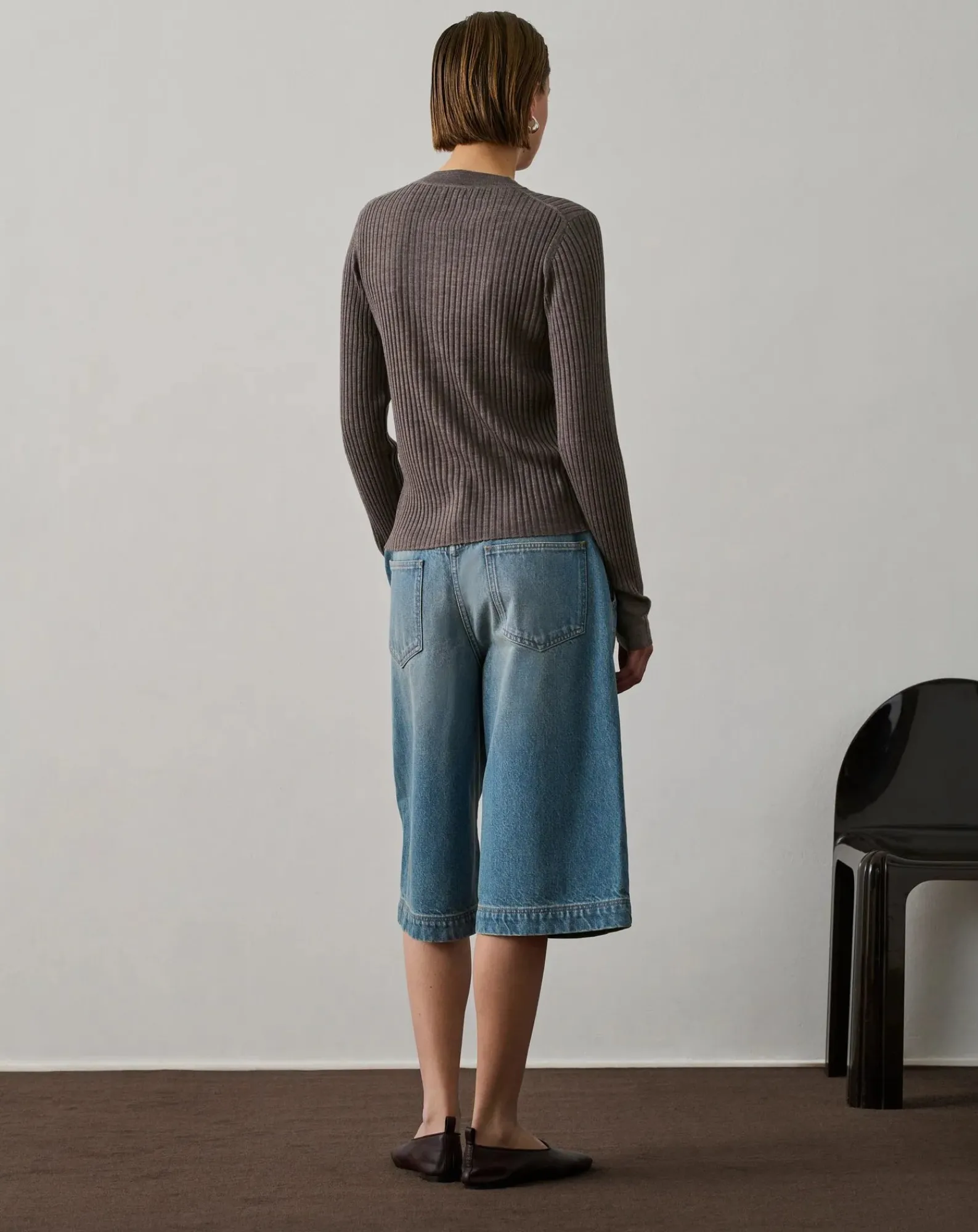 Soeur Pulls, Gilets-Buffalo Merino Wool Sweater Marron