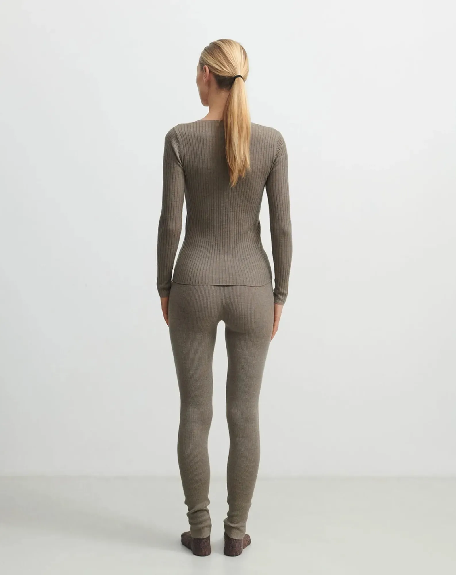 FUB Pulls, Gilets-Buttoned Merino Wool Sweater - Women's Collection Noisette