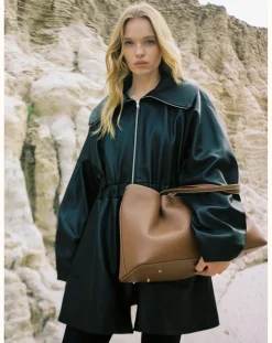 Elleme Cabas-Cabas Dimple Cuir Cognac