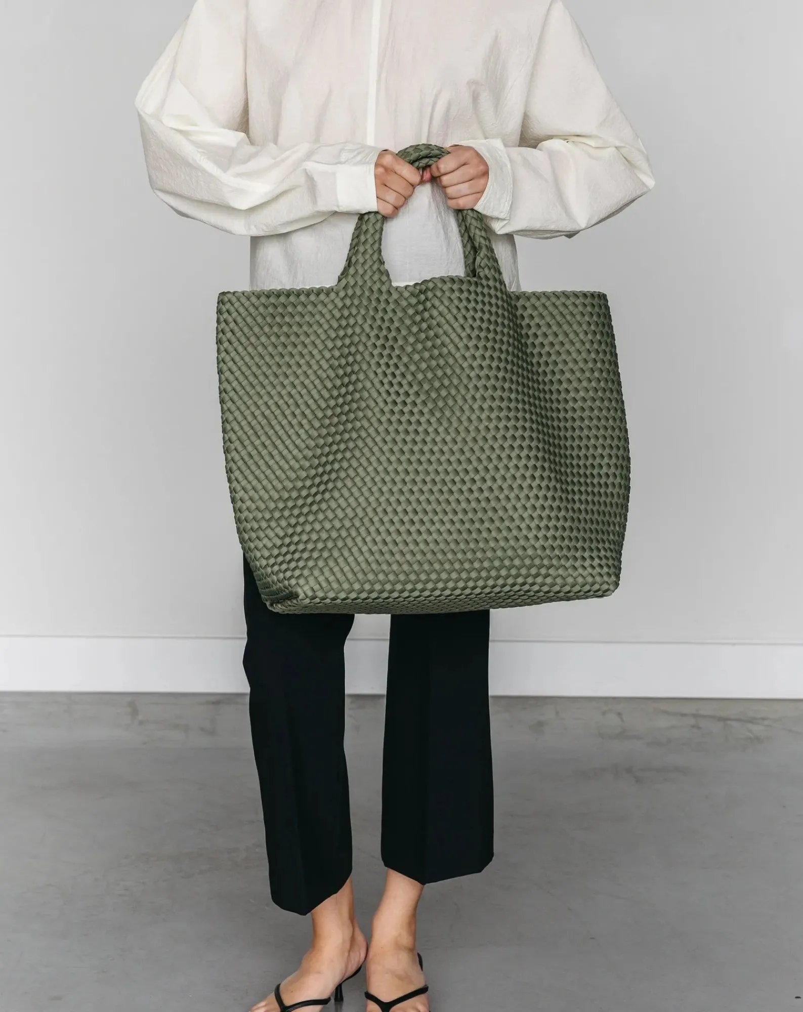 Marrea Cabas-Cabas Extra Large Vert kaki clair
