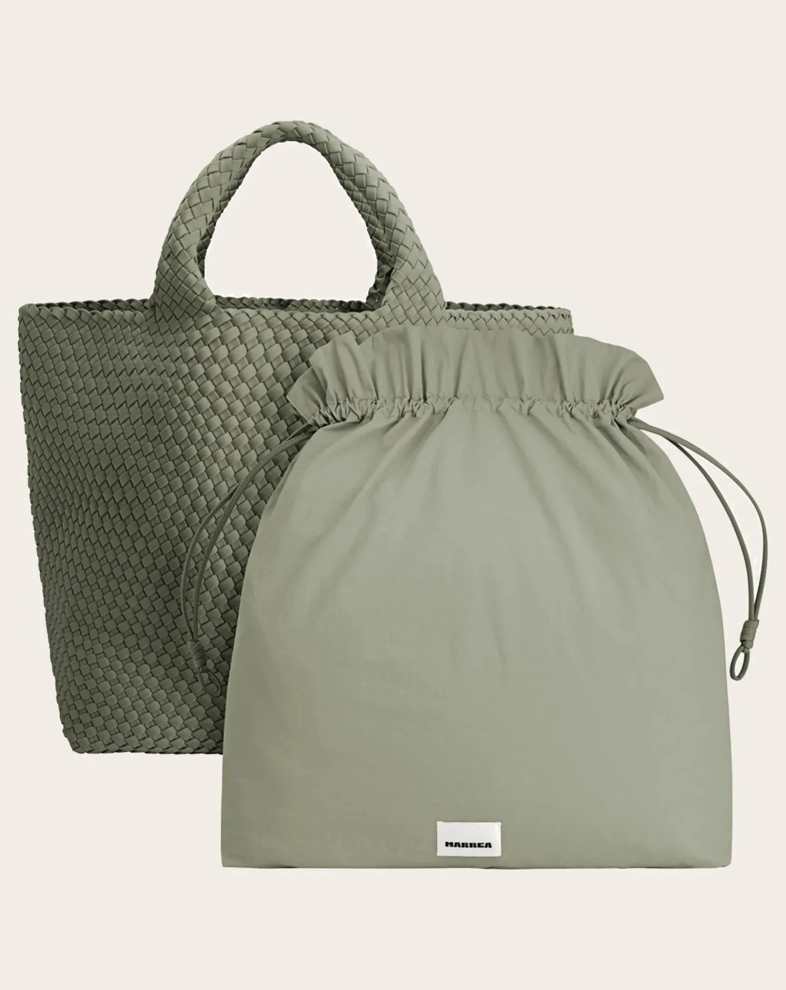 Marrea Cabas-Cabas Extra Large Vert kaki clair