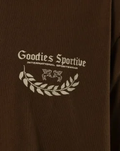 Goodies Sportive Tee-Shirts, Polos-Caesar brown T-shirt in organic cotton Marron