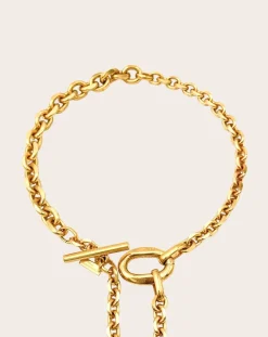 Perrine Taverniti Colliers-Cambronne Pearl Necklace Doré