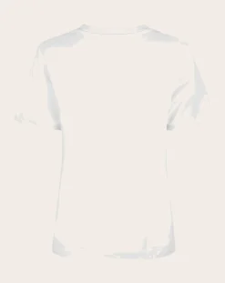 Samsoe Samsoe Tee-Shirts, Tops-Camino short-sleeved cotton T-shirt Blanc