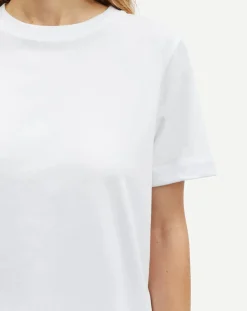 Samsoe Samsoe Tee-Shirts, Tops-Camino short-sleeved cotton T-shirt Blanc