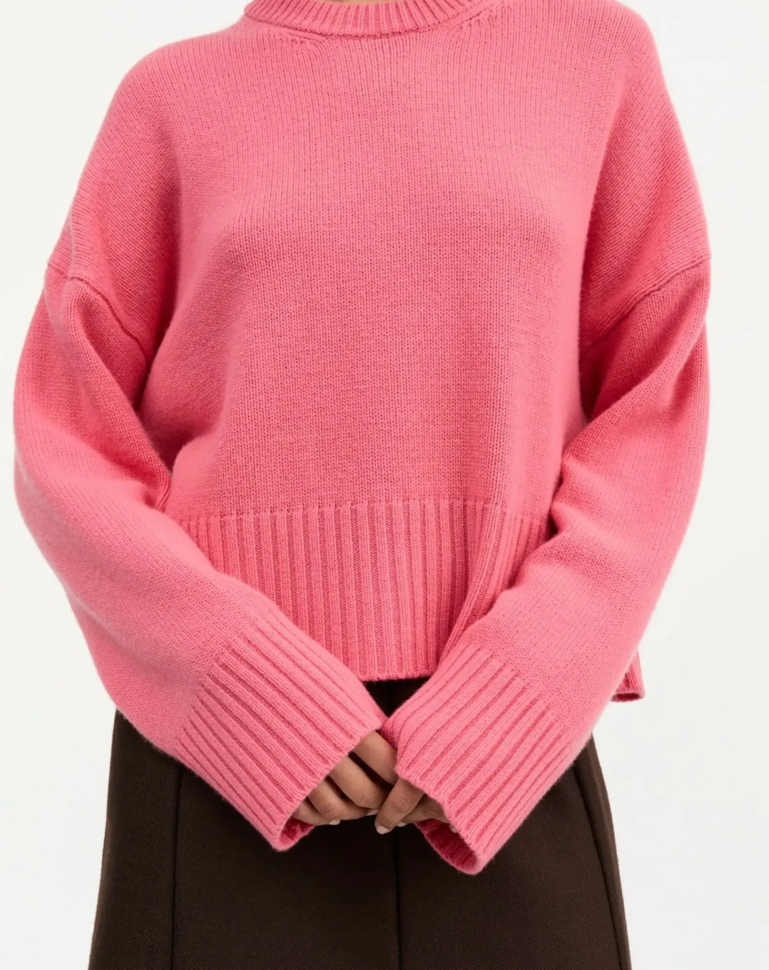 Skall Studio Pulls, Gilets-Campa Merino Wool Sweater Rose