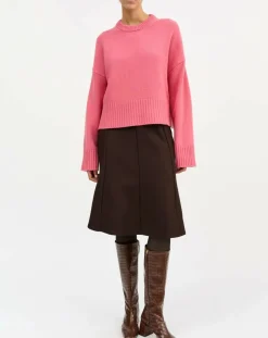 Skall Studio Pulls, Gilets-Campa Merino Wool Sweater Rose
