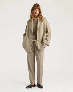 Momoni Vestes, Manteaux-Candy Laine Jacket Beige
