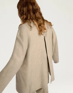 Momoni Vestes, Manteaux-Candy Laine Jacket Beige