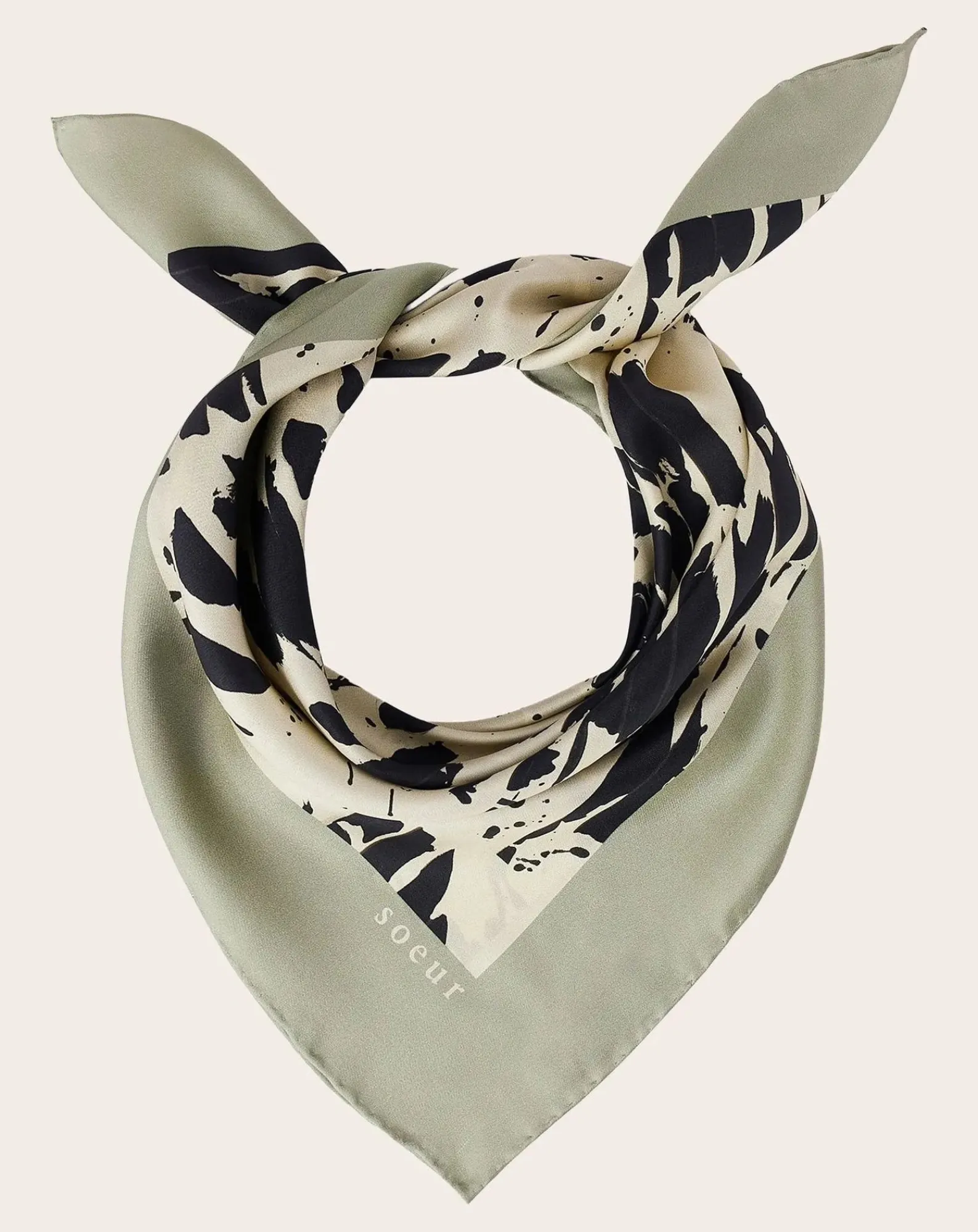 Soeur Echarpes, Foulards-Capucine Silk Scarf Jaune pâle