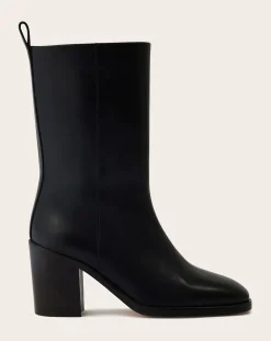 Soeur Boots, Bottes-Cara Leather Boots Noir