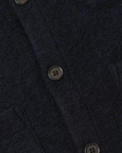Universal Works Pulls, Gilets-Cardigan Bleu marine