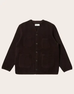 Universal Works Pulls, Gilets-Cardigan Marron