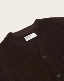 Universal Works Pulls, Gilets-Cardigan Marron