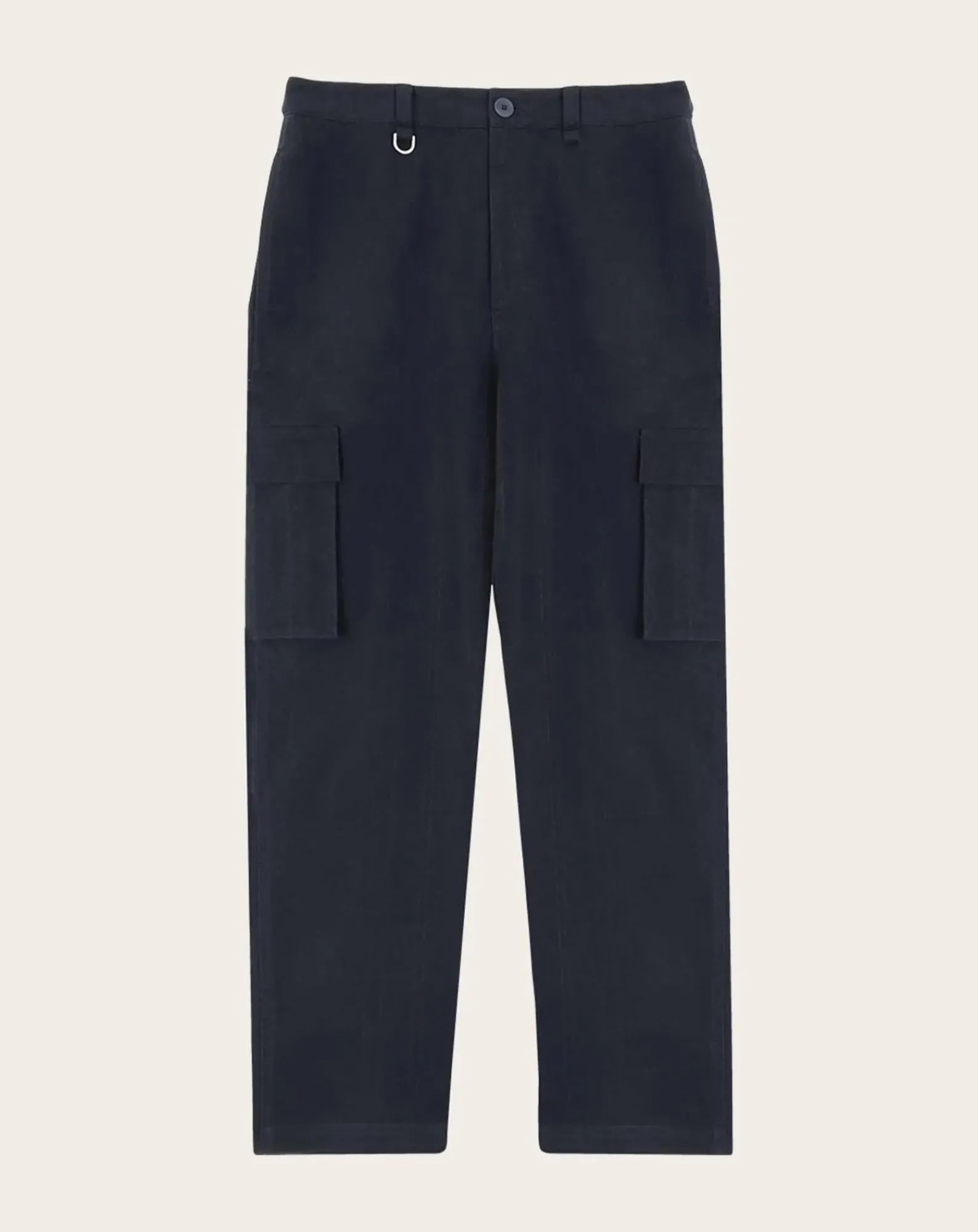 Noyoco Pantalons, Jeans-Cargo pants Dark navy Organic cotton Bleu foncé