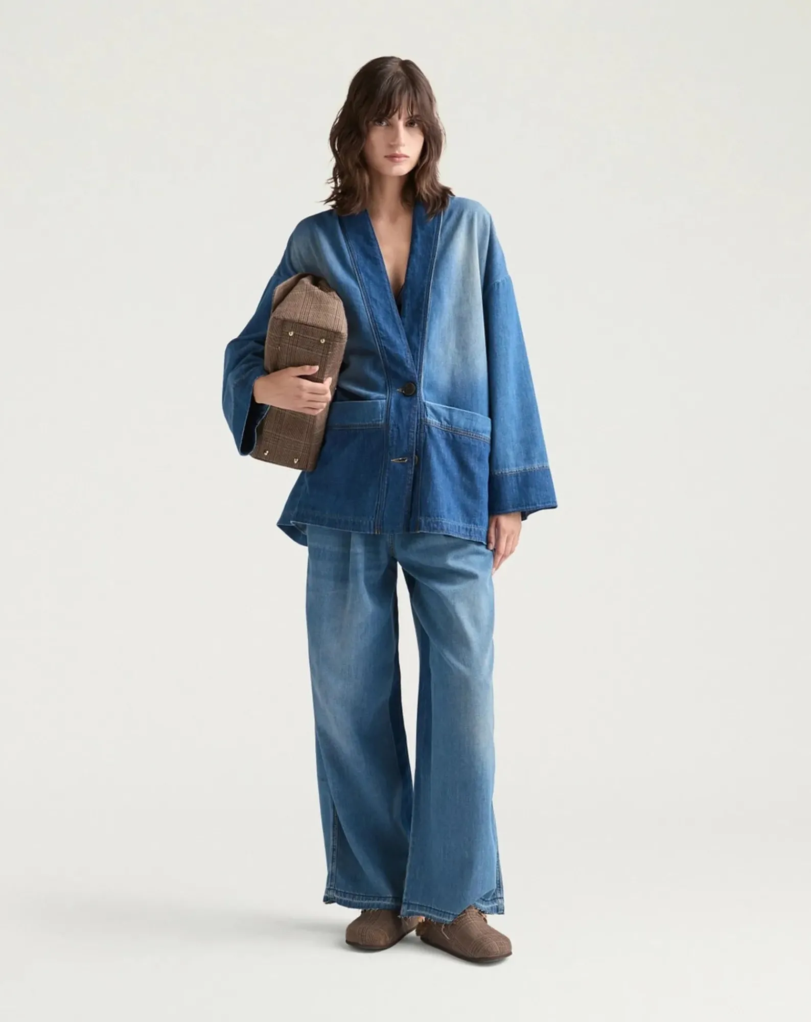 Momoni Vestes, Manteaux-Caroline Denim jacket Bleu