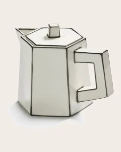 Serax Tasses, Théières-Carte blanche teapot Noir/Blanc