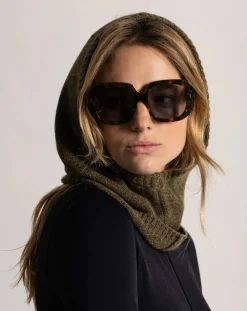 Koon Bonnets, Cagoules, Gants-Cashmere balaclava Vert kaki