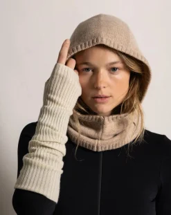 Koon Bonnets, Cagoules, Gants-Cashmere balaclava Beige