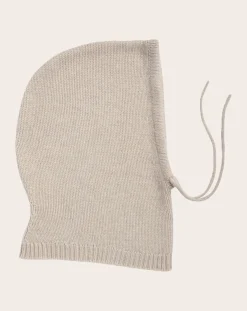 Bompard Bonnets, Cagoules, Gants-Cashmere cord balaclava Avoine