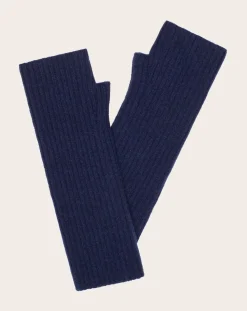 Koon Bonnets, Cagoules, Gants-Cashmere mittens Bleu marine