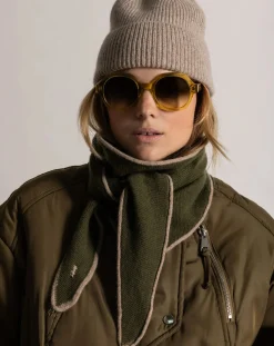 Koon Echarpes, Foulards-Cashmere scarf Vert kaki