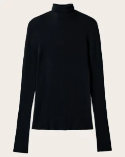 Bompard Pulls, Gilets-Cashmere Ultrafine Seamless Roll Neck Sweater Noir