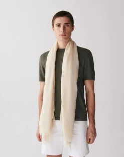 Bompard Echarpes, Foulards-Cashmere voile stole Avoine